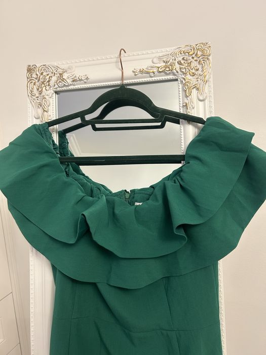 Rochie verde  de ocazie!