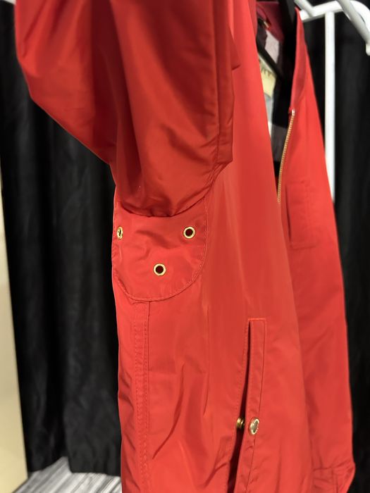 Geacă Burberry London England bomber roșie originală marimea L