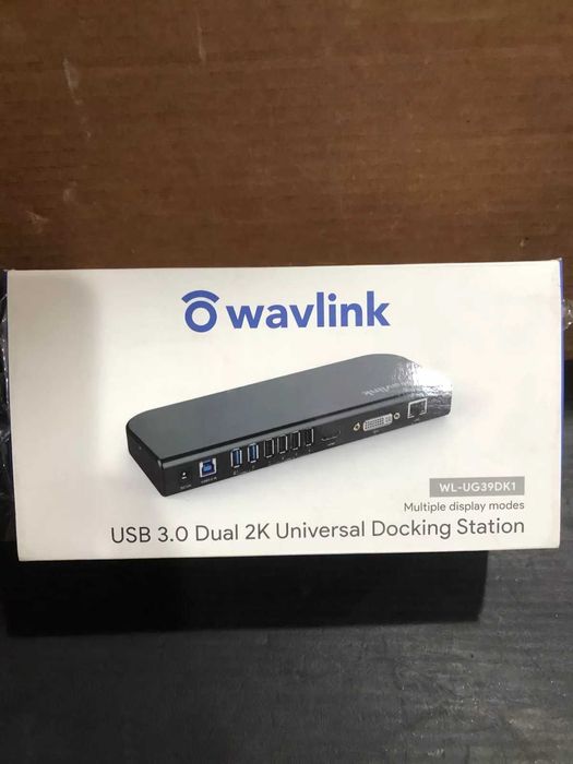 UG39DK1 Black Dual 2K USB 3.0 Universal Docking Station