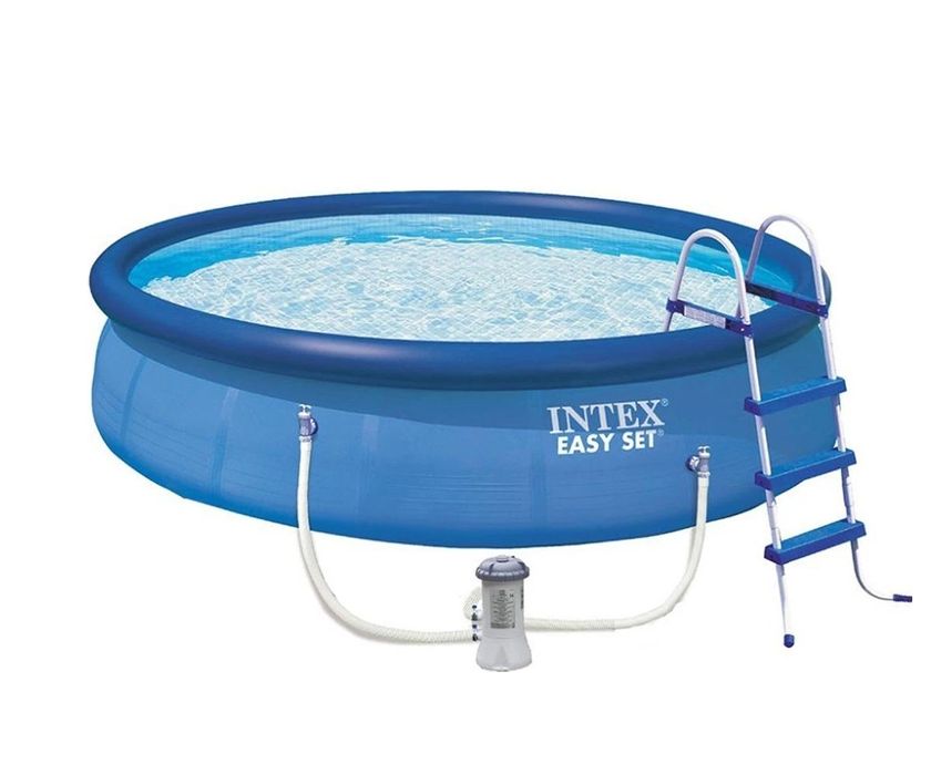 Надуваем басейн INTEX Easy Set, 457 х 107 см. с филтърна помпа