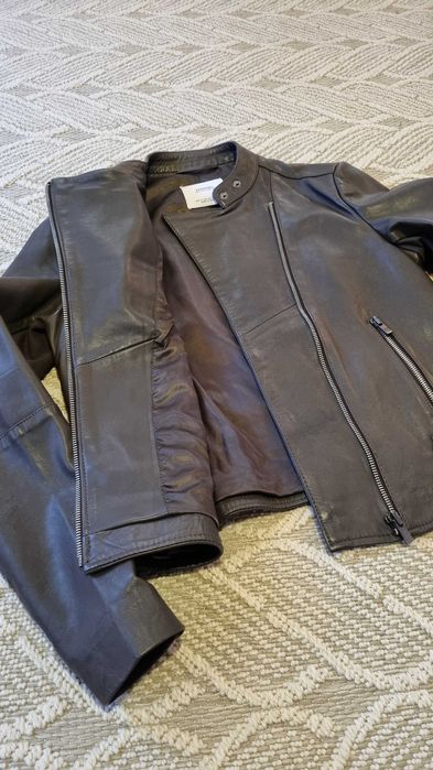 Дамско кожено яке Mango