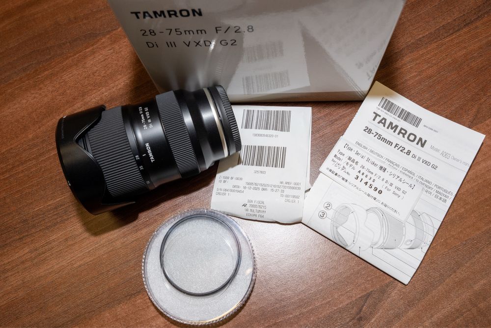 Tamron 28-75mm F/2.8 Di III VXD G2 Sony E – Ca nou + garanție extinsă 2030