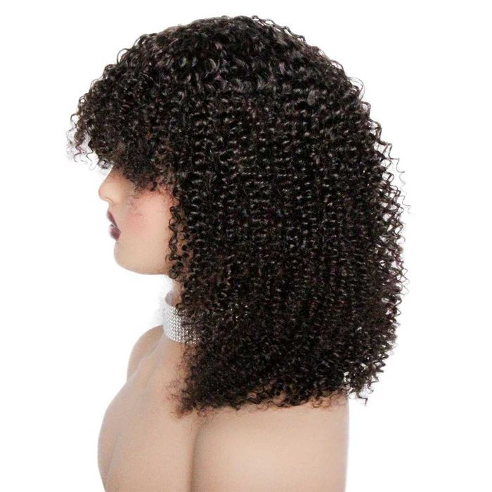 Къса афро къдрава естествена перука