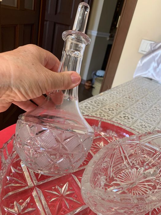 Хрустальные вазы разные Чехословакия