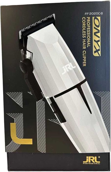 Контурна машинка за подстригване JRL Ghost White, Cool Blade, акумулаторна