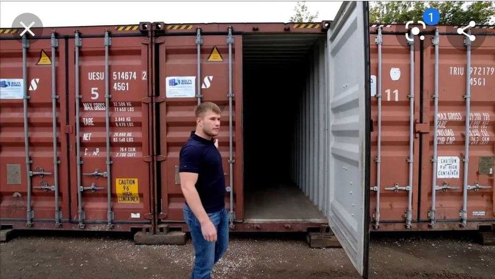 Аренда склада контейнера 40 футов. Склад РИОН. Контейнер для переезда. Склад-РИОН, Москва, 2-й Вязовский проезд. Какой контейнер выбрать под склад
