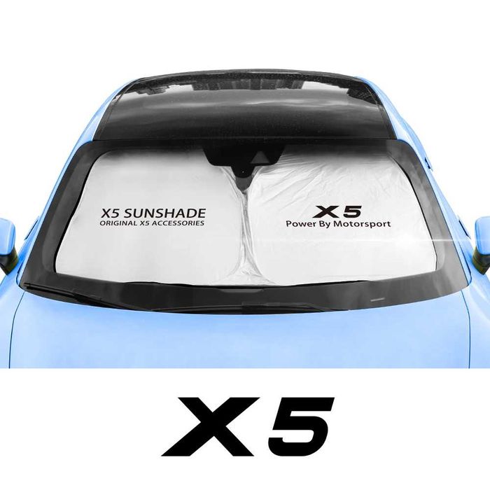 Pare Soleil Bmw Xingruijie Voiture Pare-soleils Pour-BMW X5 X5M E53 E70 F15 G05 F95 25i 25d 30i 30d 40i 40d 45e M50i X5M, Pare-Brise Avant Anti-UV Privu00e9e Protu00e8ge Couverture Bmw X5 E53