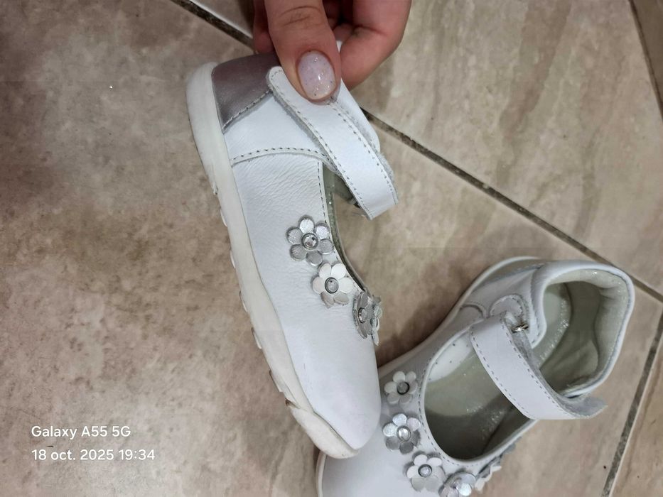 Balerini albi fetite, Bambini, marimea 22