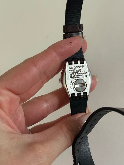 Часы swatch винтаж (двойной оборот ремня)