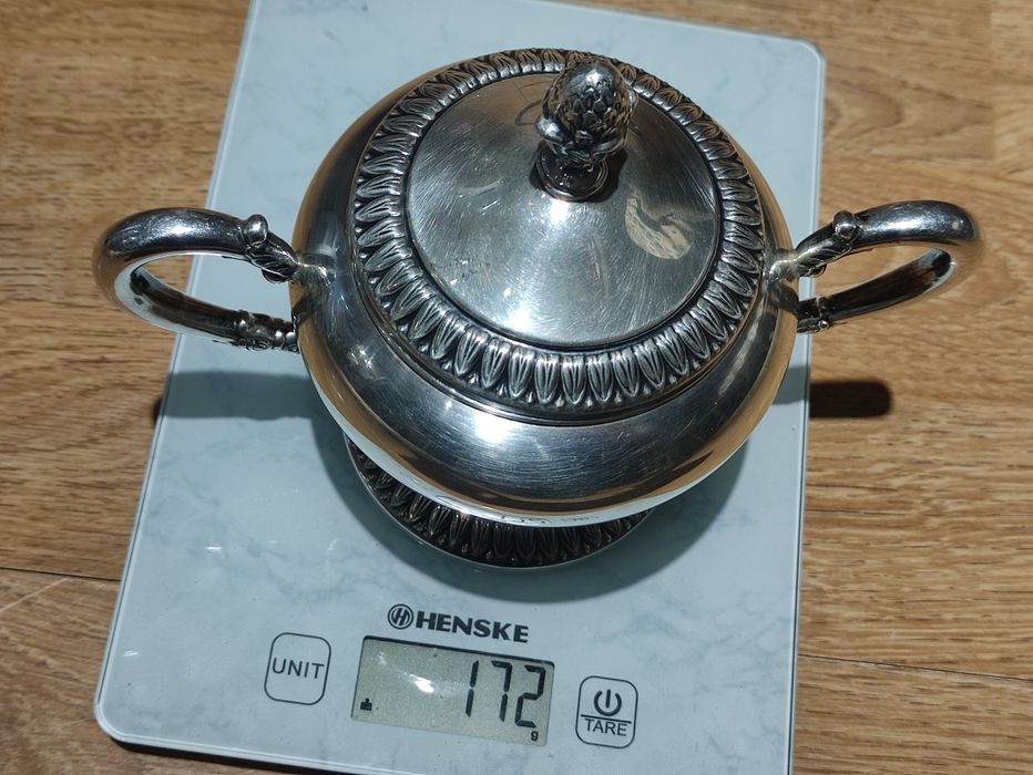 Сребърен Съд / Сребро 800 /Захарница / Купа / Чаша / Кана