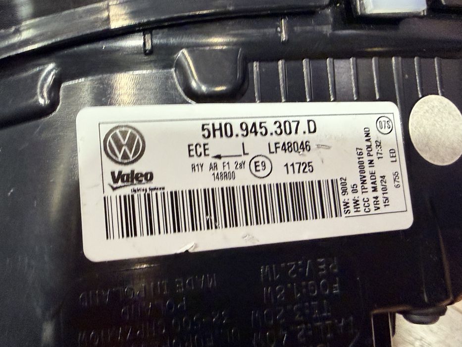 IQ Light vw golf 8 VIII стопове facelift