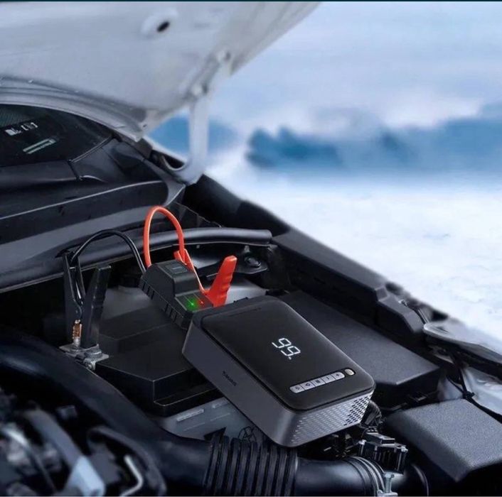 Baseus super energy 2в1 пусковое устройсто и компрессop