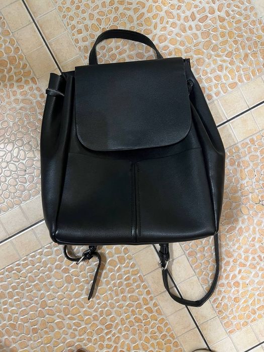 Рюкзак чёрный, кожзам