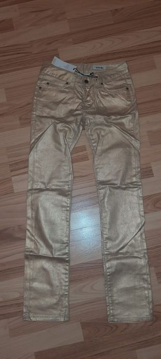 Blugi pantaloni aurii 26 - 36 noi