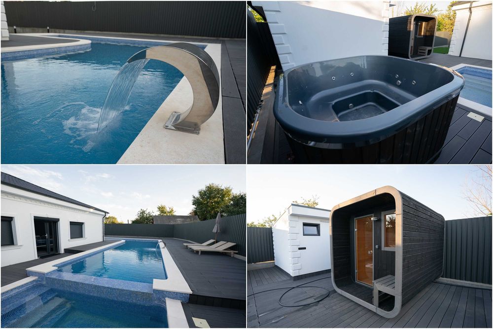 Casa Premium P+1 cu Piscină și Saună finalizată 2023/2024 complet mobilata, dotari de top, teren 1.135 mp, constructie 300 mp