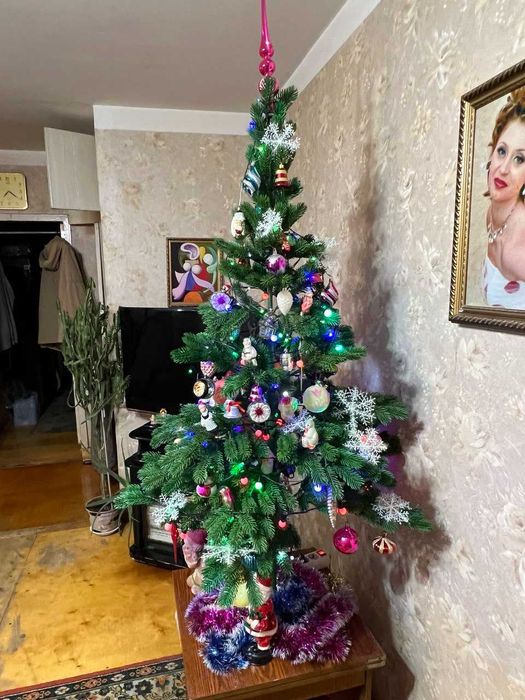 елка новогодняя 1.5 метра литая