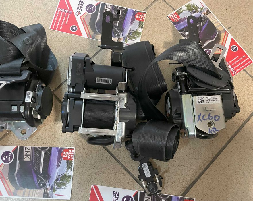 Volvo XC60 II - set centuri de siguranta - PRESAFE - fata / spate