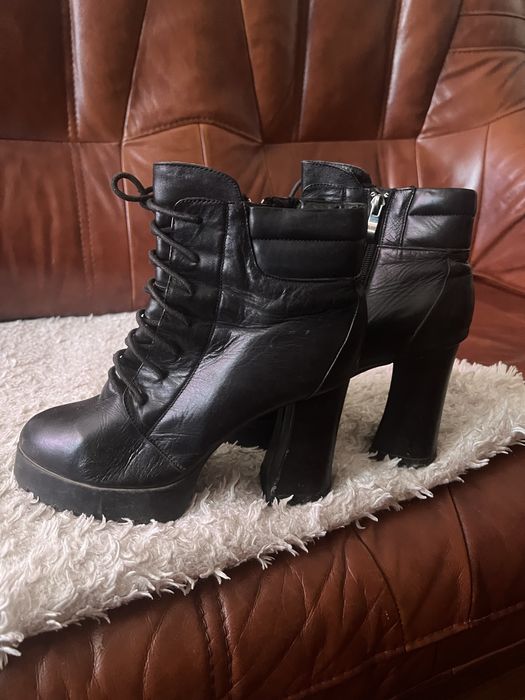 Сапоги кожанные н