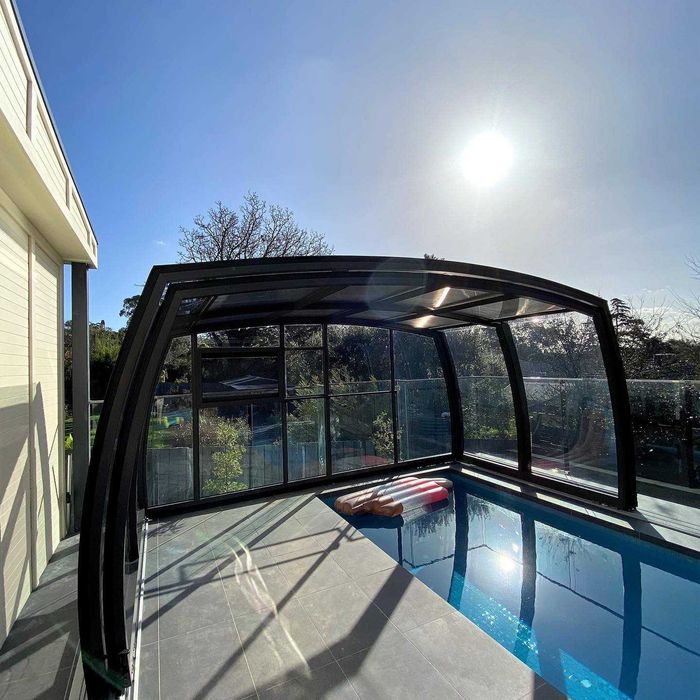 Раздвижной павильон для бассейна