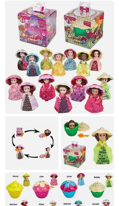 Две куклички- Cupcake surprise dolls