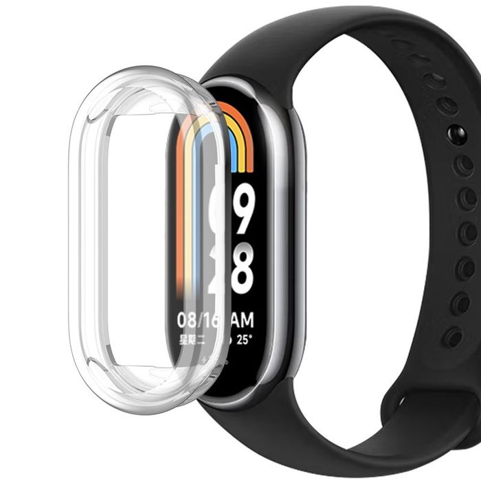 Xiaomi Smart Band 9 8 / Pro / Мек TPU силиконов кейс с протектор