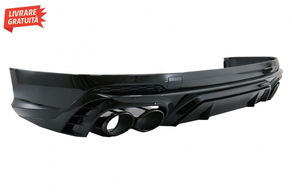 Difuzor Bara Spate Evacuare Dubla Audi Q5 SUV FY (2018-2020) si Evacua