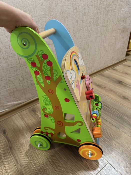 Дървена проходилка 6 в 1 Bigjigs