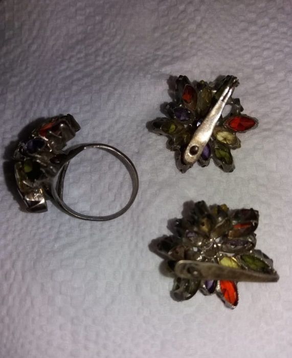 Серьги редкие Циркон 925 серебро.