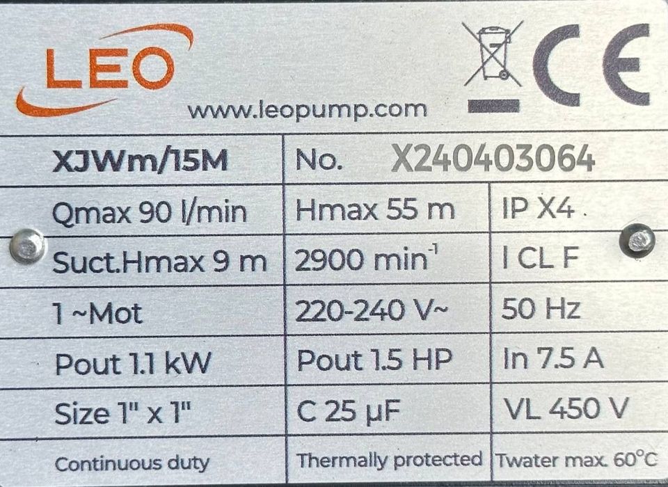 Leo Nasos 1 yil garantiya