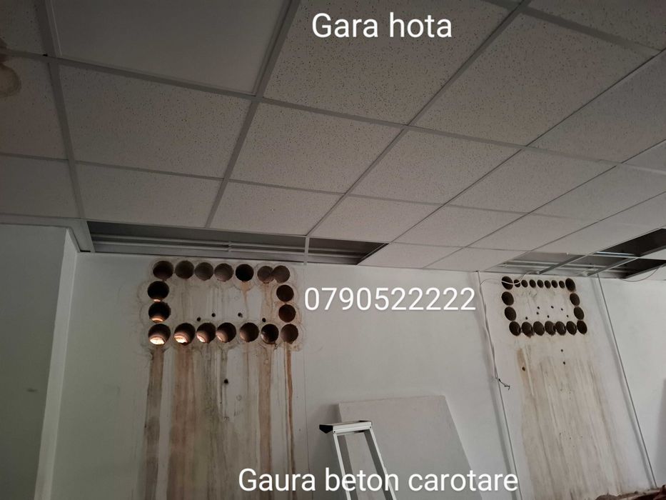 gaura hota,carotare beton,gaura beton,centrala,ventilatie,aerisire,380