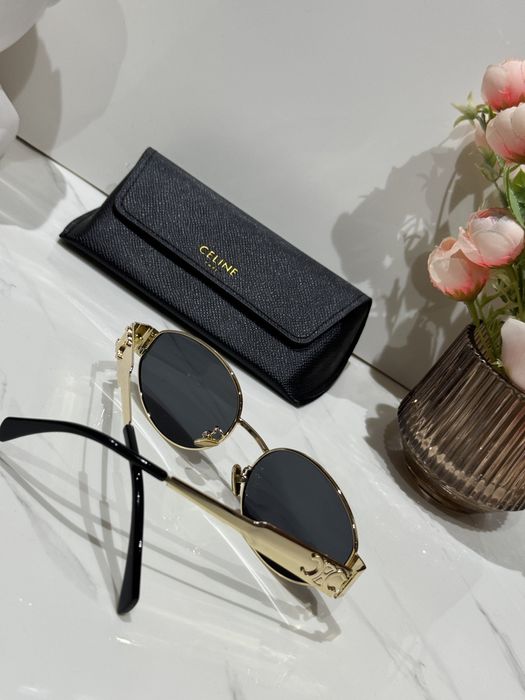 Ochelari de soare premium aurii