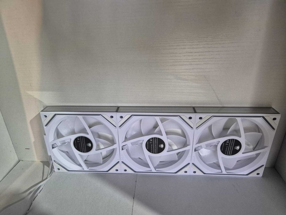 Set 3 Ventilatoare TZMRIT Interstellar V2 120mm ARGB White Resigilat