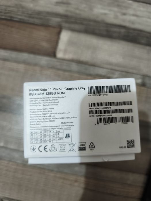 Vând telefon Xiaomi Redmi Note 11 Pro 5G 128GB