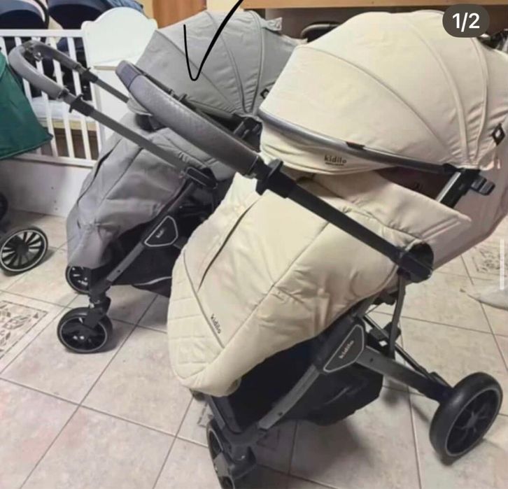 Продам коляску серого цвета