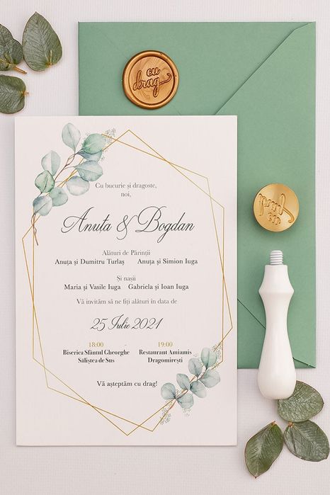 Producție Design invitații,cărți de vizită,meniuri,diplome și mărturii