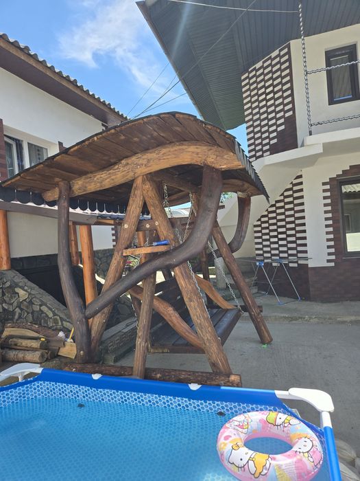 Vand leagan de gradina din lemn masiv