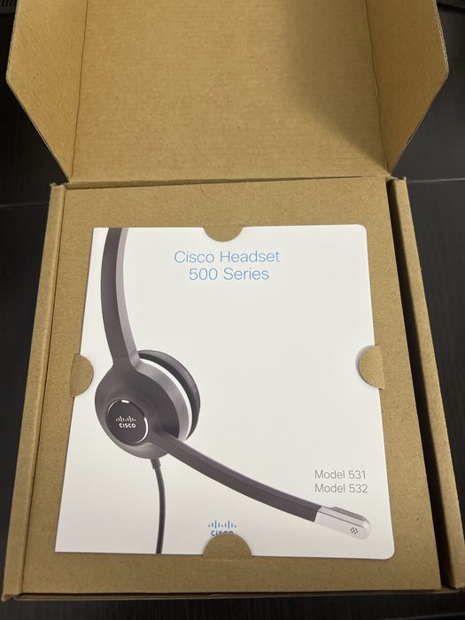 Vand  Casti Cisco 532 Dual + QD RJ Negru