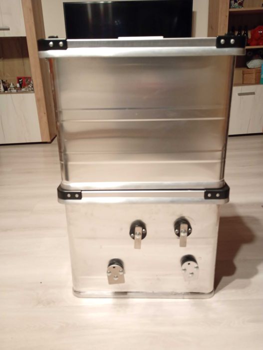 Cutii laterale moto Bagtecs, aluminiu