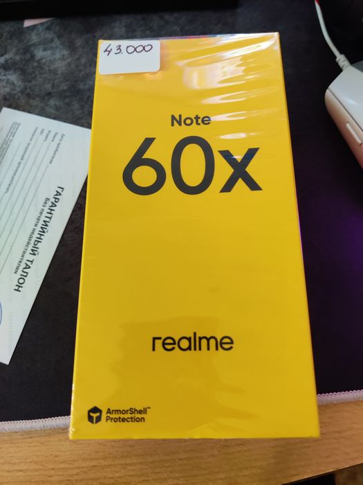 realme Note 60x 64 ГБ черный