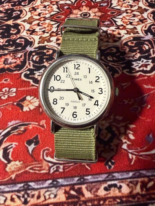 TIMEX Weekender Indiglo ceas bărbați, 40 mm, cu iluminare de fundal