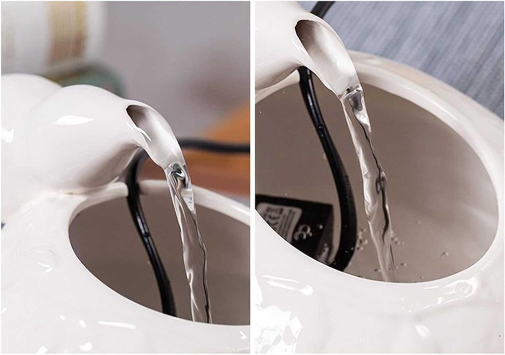 Fantana dispenser apa automat din ceramica, pentru pisici