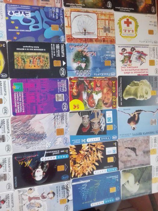 Две вази и лот гръцки фонокарти .