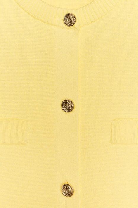 Дамски плетен конплект в жълто ZARA