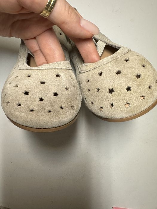 Замшевые балетки для девочки H&M