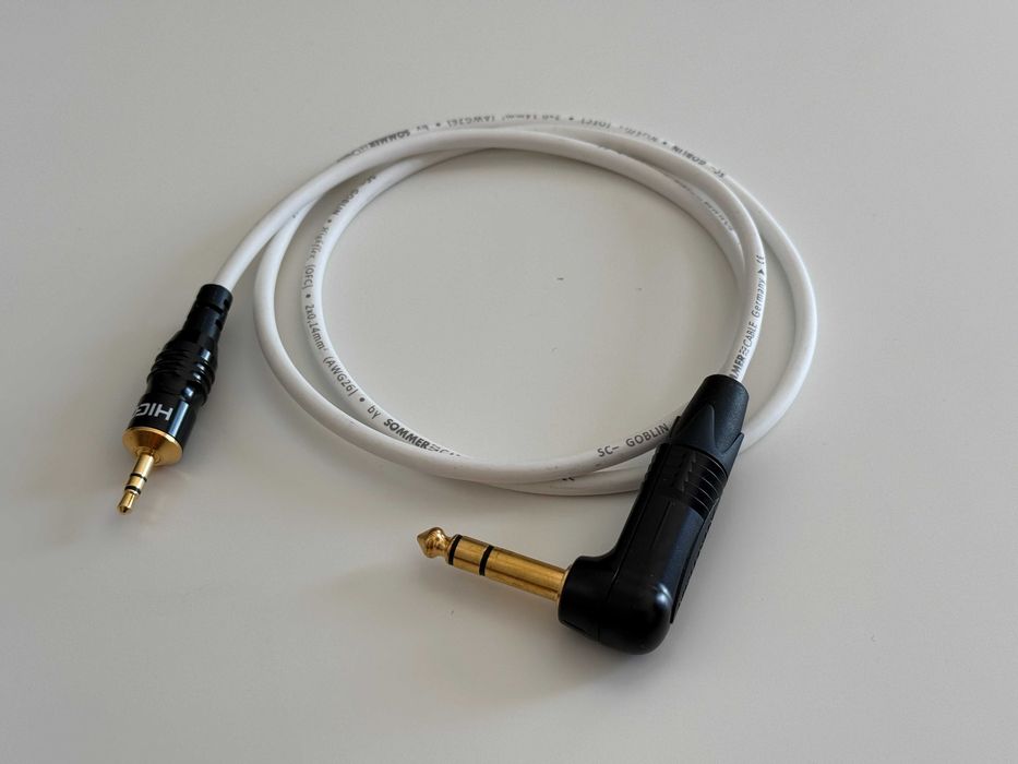 Cablu audio profesional - Jack 3.5mm - Jack 6.3mm stereo