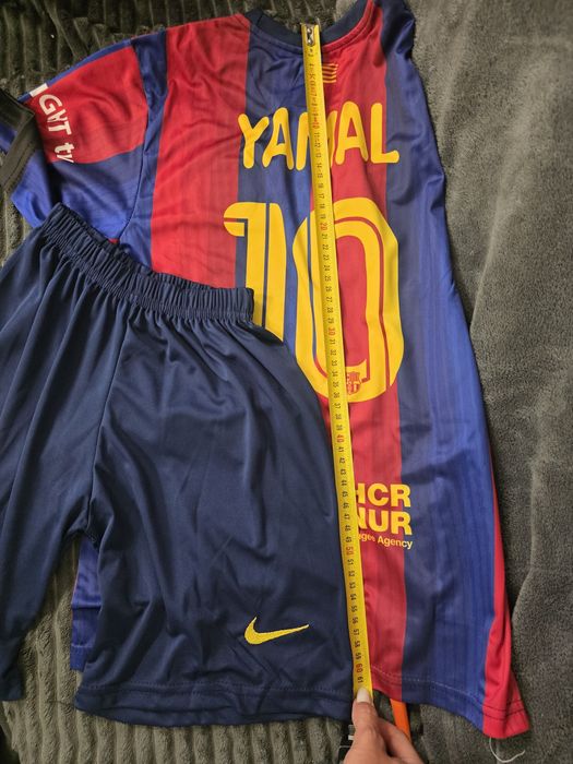Tricou si pantaloni Nike fotbal pentru copii, Lamine Yamal