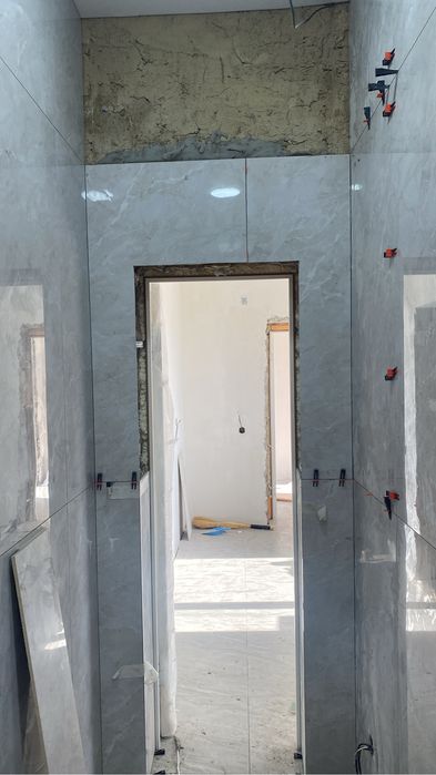 Кафель жабыстырамыз