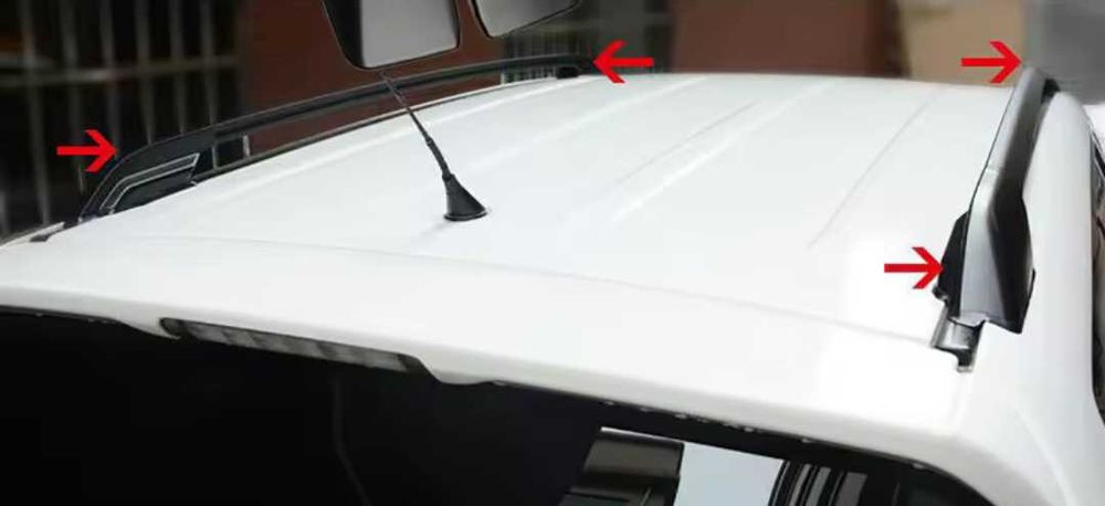 Капачета за рейлинг лайсните на тавана за Тойота РАВ4 Toyota RAV4