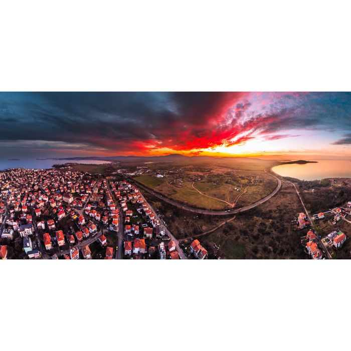 Въздушна дрон фотография