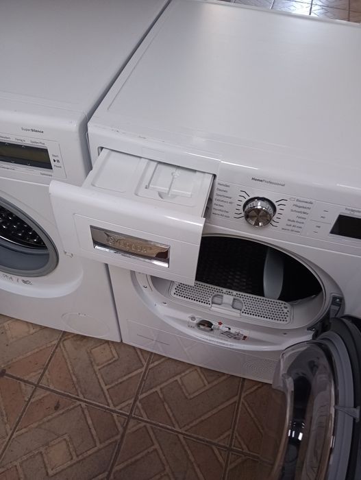 Комплект пералня и сушилня с термопомпа Бош Bosch Home Professional